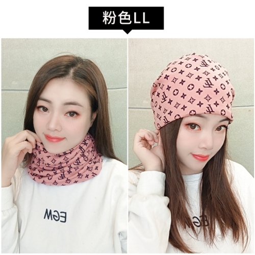spring and autumn thin and all-matching cervical support bandana autumn and winter warm face mask hat confinement cap fashion item scarf