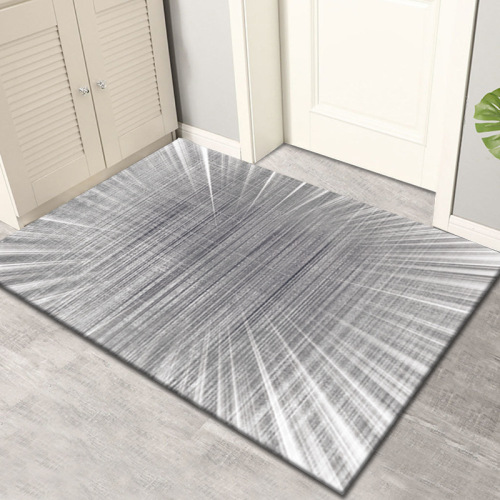 in stock modern geometric floor mat light luxury living room coffee table pad bathroom mat sub-factory wholesale entrance door door mat