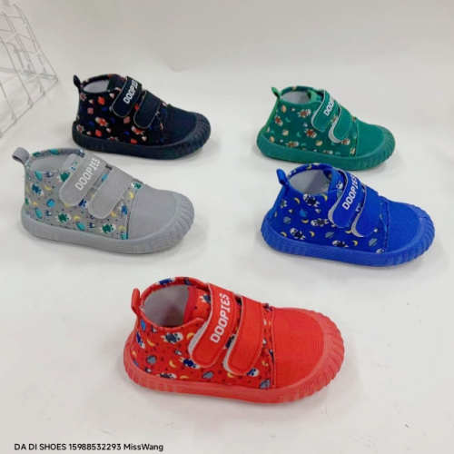 Foreign Trade Customized Printed Cloth Children‘s Shoes @ Any Color Can Be Customized