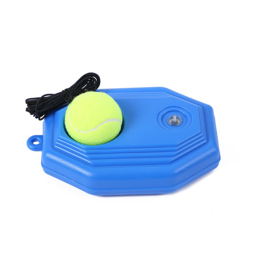 single tennis trainer tennis base plus rope tennis sparring device tennis training supplies self-learning rebound device