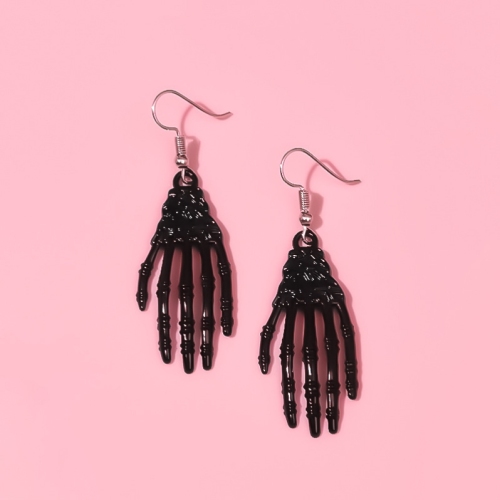 e-commerce cross-border new arrival halloween party series exaggerated horror ghost earrings suit trend creative personality