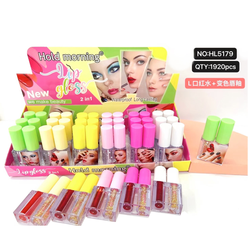 Cross-Border E-Commerce Exclusively for Wholesale Two-in-One Lipstick Lip Glaze Lipstick Water Non-Stick Cup Fading Wholesale