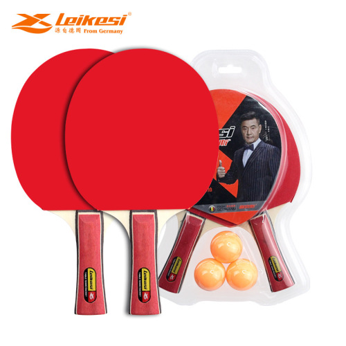 Rex LKS-2202 Long and Short 3 Balls 2 Shots Double Reverse Glue Beginner Table Tennis Racket One-Piece Delivery Can Be Processed