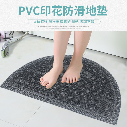 new product recommend customized plt finished pvc home ground mat door mat kitchen anti-slip wear-resistant carpet entrance mat wholesale