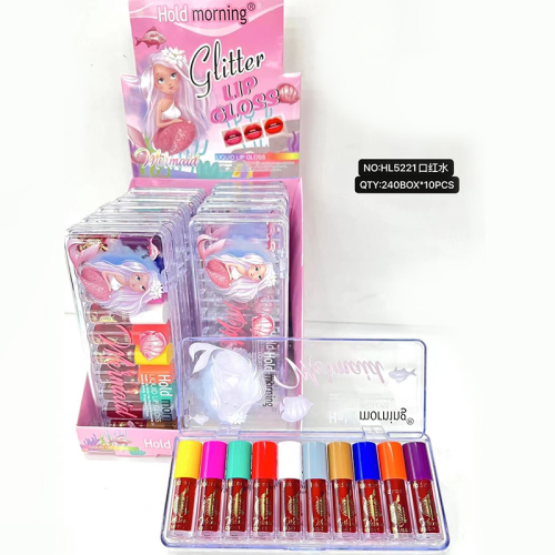 E-Commerce Dedicated Lipstick Water Long Lasting Color Rendering Moisturizing Lip Lacquer Lip Gloss Wholesale Lipstick Kit