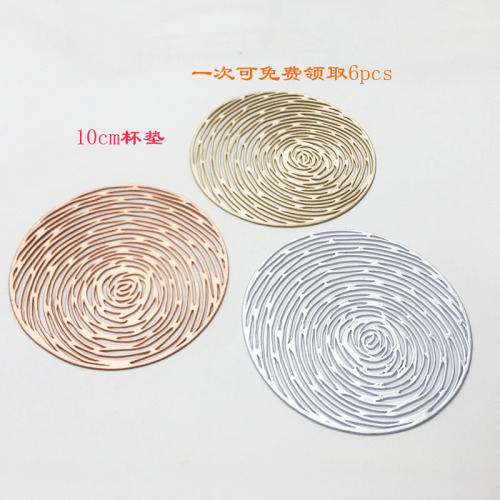 exquisite coaster hotel placemat tea coaster household restaurant supplies coaster heat insulation pad promotion