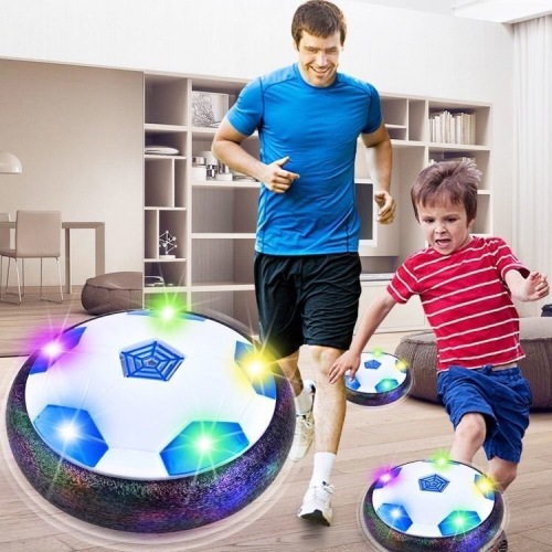 cross-border hot sale electric air cushion suspension football light music parent-child interaction creative children‘s educational sports toys