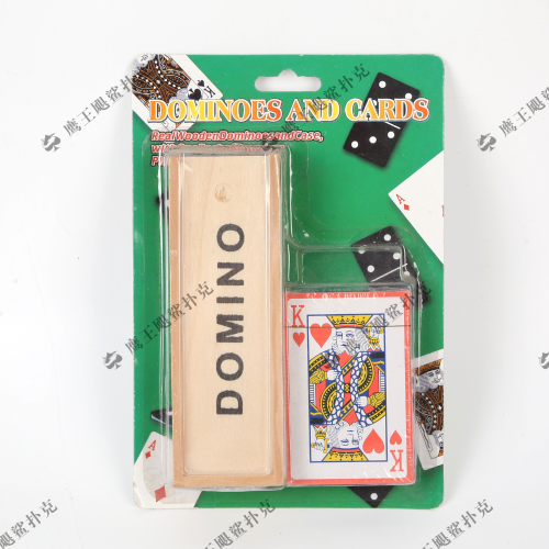 Manufacturer‘s Self-Operated Foreign Trade Wholesale Poker Card K Card plus Domino Card Hanging Card Hanging Card Pattern Can Be Customized