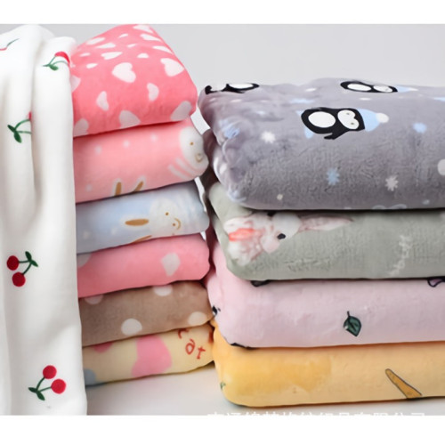 blanket flannel blanket thickened coral fleece pet blanket knee blanket flannel will sell gift blanket wholesale can be set