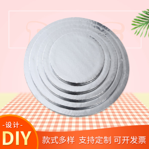 disposable paper tray round honeycomb paper cake bottom tray factory wholesale baking supplies 1.2cm thick paper pad
