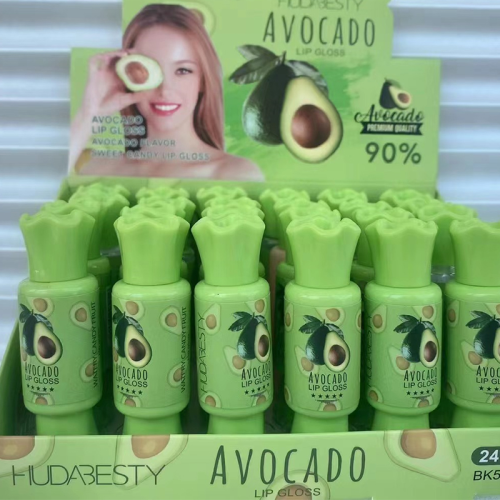 avocado lip glaze cartoon candy lipstick water lasting color development non-stick cup lip glaze