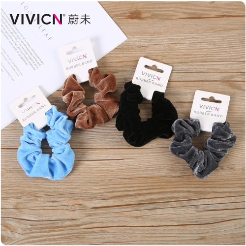 [wei wei] pig‘s large intestine ring hair ring ins style korean style fashion women‘s simple japanese star same rabbit hair rope