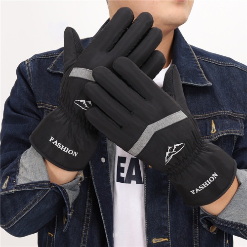electric car gloves winter extra thick non-slip thermal gloves night reflective outdoor gloves winter ski gloves