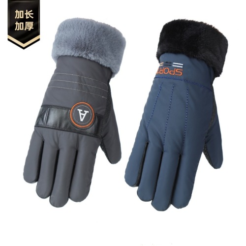 Factory Wholesale Outdoor Winter Thermal Gloves Motorcycle Battery Car Gloves Fleece Padded Thermal Gloves Autumn and Winter
