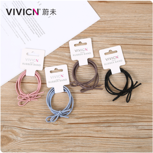 [wei not] high elastic knotted hair band hair rope simple hair accessories internet celebrity fresh hair rope