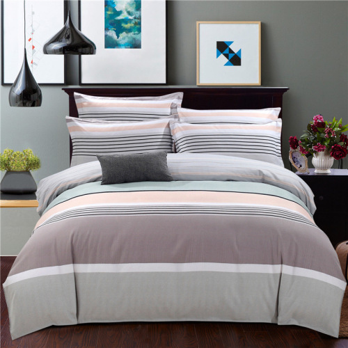 Core Crown Twill Brushed Four-Piece Set New Thickened Gift 4-Piece Bed Sheet Quilt Cover Foreign Trade Bedding Wholesale 