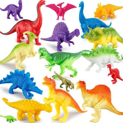 jurassic soft rubber dinosaur toys solid simulation animal simulation large tyrannosaurus rex model boys and children‘s toys