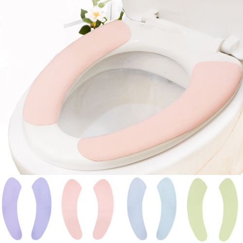 cartoon toilet mat warm thickened electrostatic toilet seat adhesive toilet sticker closestool cushion toilet mat disposable