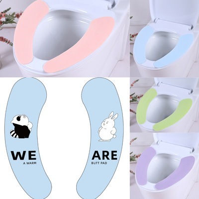thermal adhesive toilet stickers toilet stickers toilet seat cushion paste toilet cover toilet stickers toilet cover wholesale