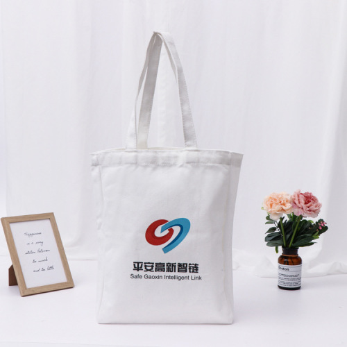 Color Printing Advertising Canvas Bag Wholesale Large Capacity Blank Student canvas Bag Portable Cotton Bag Printing Logo