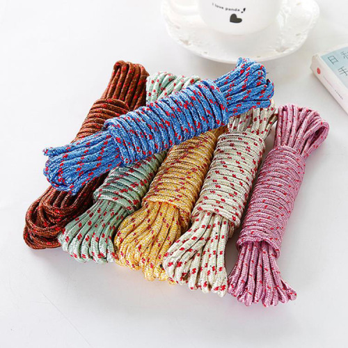 color multifunctional clothes drying rope thick 10-type outdoor storage nylon rope flower rope clothes drying rope