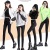 Fleece-Lined Thickened Shark Pants Leggings Women's Outer Wear Spring and Autumn Flying Pants Belly Contracting Hip Lifting Yoga High Waist Barbie Pants