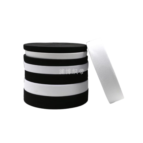 1.5-5cm spot hook edge elastic band flat elastic band waist of trousers underwear elastic band black and white hook edge band spot