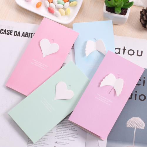 three-dimensional bow three-dimensional hollow greeting card flower shop gift shop mother teacher valentine‘s day gift card greeting card