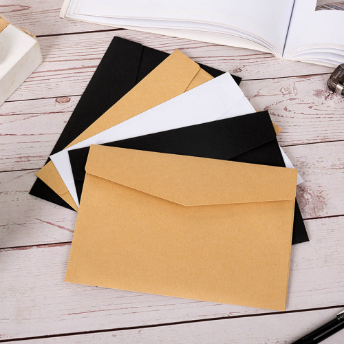 Cross-Border B6 Envelope Amazon Invitation Greeting Card Creative Business Western-Style Blank Kraft Paper White Envelope Manufacturer