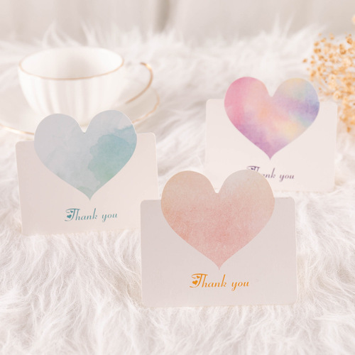Cross-Border Supply Ins Style Fresh after-Sales Card Flower Shop Christmas Qixi Small Greeting Card Teacher‘s Day Sense