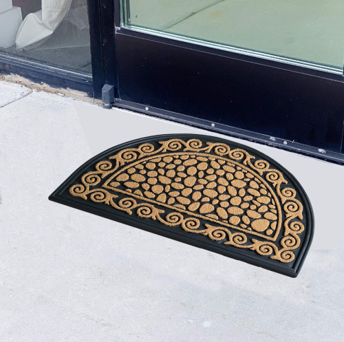 rubber floor mat door mat non-slip wear-resistant home use and commercial use environmentally friendly polypropylene door mat size can be customized