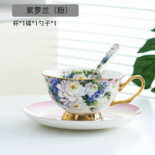 high bone china coffee set ceramic cup dish tea set gift household water cup tea cup