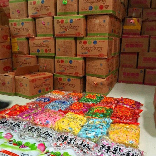 Milk Candy Candy 10 Yuan Model Sold by Half Kilogram Candy Market Wedding New Year Goods Candy Go to the Rivers and Lakes Stall Supply Wholesale