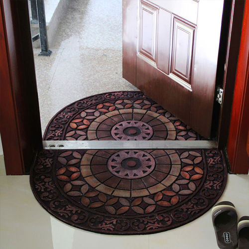 european-style doorway floor mat door mat semicircle outdoor door rubber plastic door front door foot mat