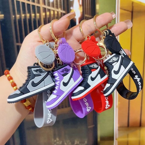 Men and Women Couple Sneakers Three-Dimensional Shoe Mould Keychain Pendant Personality Creative Bag Pendant Small Gift Gift Wholesale