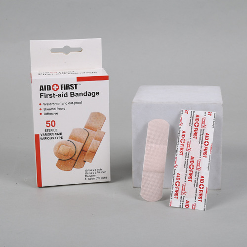 Only for Export 50 Pieces of Skin Color Microporous PVC Band-Aid Factory Direct Sales Only for Foreign Trade Export