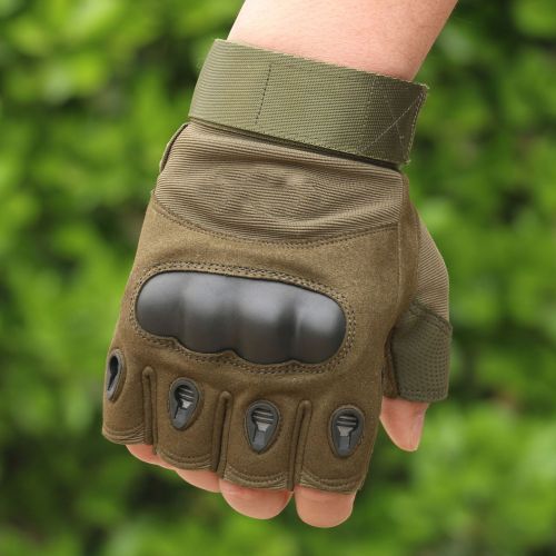 Tactical Gloves Black Eagle Oji Outdoor Riding Military Fans Cut-Proof Field Performance Sports Fitness Hard Shell Half Finger Gloves