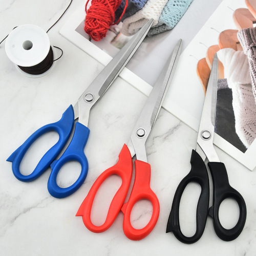 Stainless Steel Clothing Tailor Cloth Scissors Sharp Household Sewing Clothing Cloth Scissors Handmade Clothes Leather Scissors