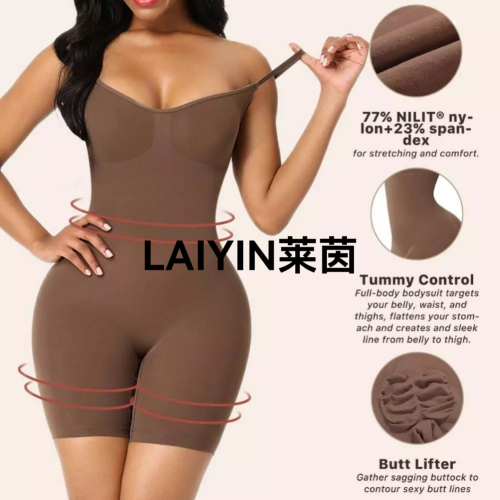 sling european and american large size seamless women‘s belly shaping clothes body shaper corset full body body shaping jumpsuit