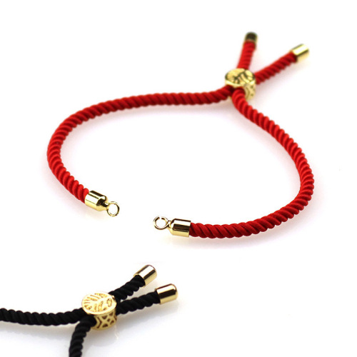 Wholesale Stretchable Adjustable Milan Rope Bracelet DIY Semi-Finished Products Ornament Accessories Red Rope Bracelets for Men and Women/Couple