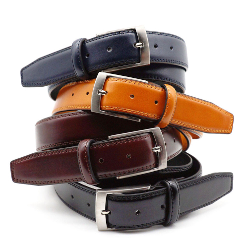 men‘s belt four-color formal casual pin buckle cowhide bottom belt men‘s simple fashion trend style