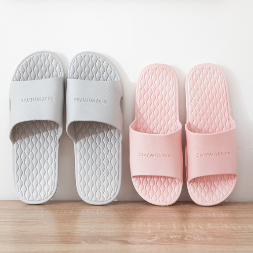 qida shun summer home room slippers candy color soft bottom non-slip home couple bath men‘s and women‘s home sandals wholesale