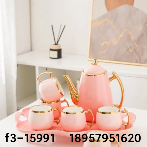 Ceramic Water Ware Colored Glaze Water Ware Coffee Set Ceramic Coffee Cup Coffee Saucer European Coffee Cup Ceramic Plate 