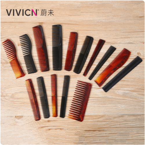 [weiwei] comb anti-static barber hair cutting modeling comb men‘s ultra-thin two-headed carbon fiber hair stylist hot sale