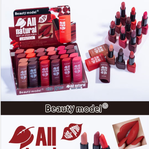 foreign trade hot selling beauty model lipstick lipstick non-stick cup non-fading lipstick factory direct