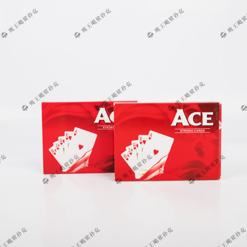 manufacturers self-operated foreign trade wholesale entertainment playing cards ace double pvc waterproof wear-resistant poker plastic poker
