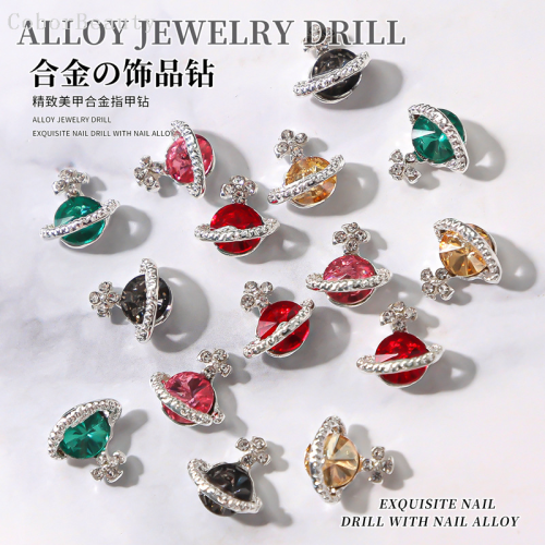 Cross-Border Nail Ornament Alloy Zircon Rhinestone Jewelry Shiny Multi-Color Embedded Diamond Accessories Nail Alloy Diamond