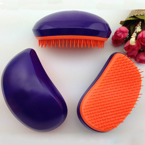 factory direct supply 2703 plastic comb portable tangle teezer massage comb custom logo beauty salon