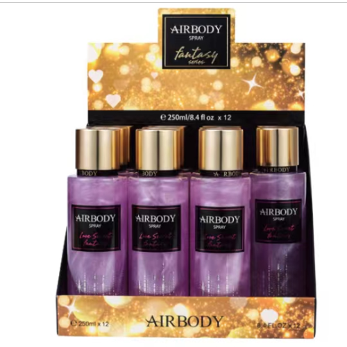 Foreign Trade Hot Sale 250ml Body Shimmer Mist Body Perfume Spray Secret Same Style