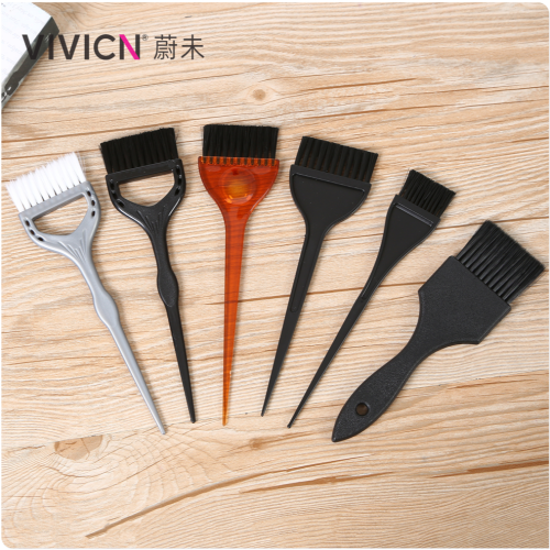 [weiwei] barber shop perm hair dye comb hair dye brush hair salon pick dyeing tools soft hair brush hair treatment oil brush